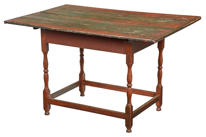 Appraisal: American William and Mary Tavern Table New England th century