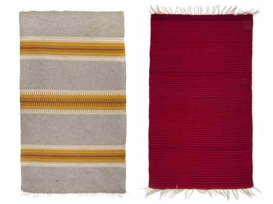 Appraisal: A Collection of Navajo Weavings Comprising of two Chimayo together