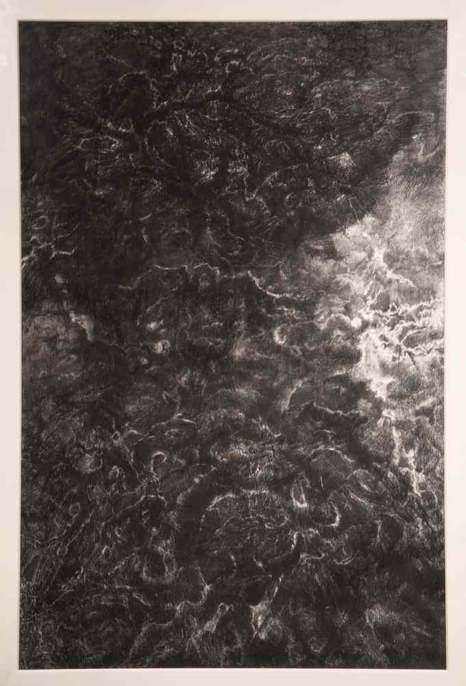 Appraisal: CHARCOAL DRAWING BY HYMAN BLOOM-Hyman Bloom - considered by Jackson