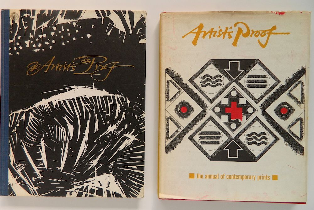 Appraisal: Artist's Proof Annual of Contemporary Print Volumes of ''Artist's Proof