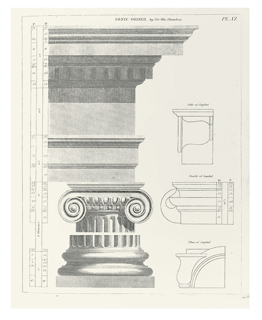 Appraisal: BENJAMIN ASHER The Architect or Practical House Carpenter engraved plates