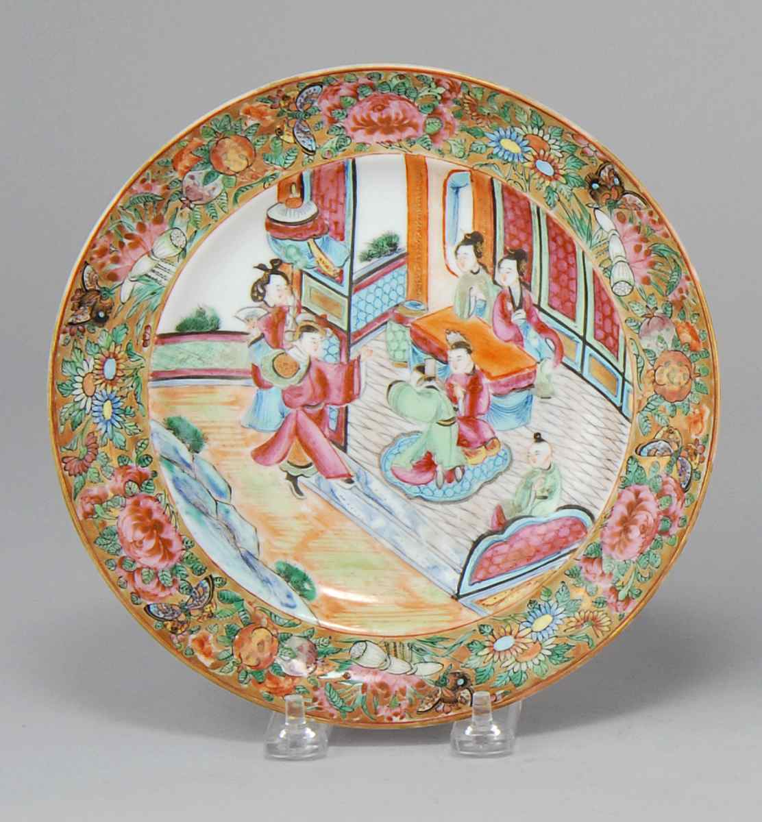 Appraisal: CHINESE EXPORT ROSE MEDALLION PORCELAIN DISH Diameter