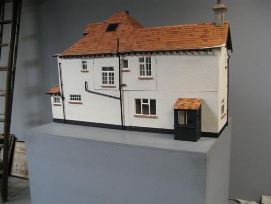 Appraisal: th Century dolls house w in