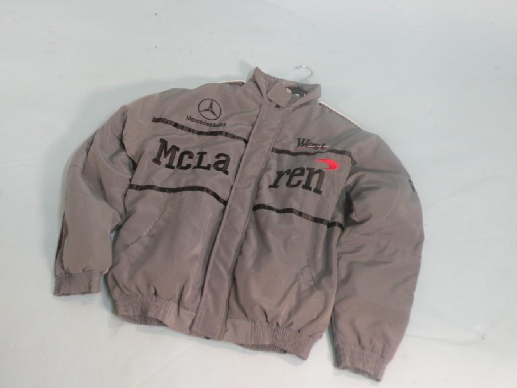 Appraisal: A McClaren Mercedes Benz jacket