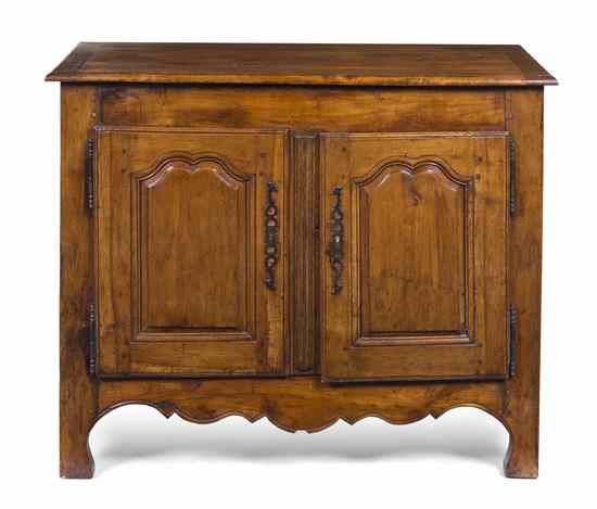 Appraisal: A French Provincial Style Walnut Server having a rectangular top