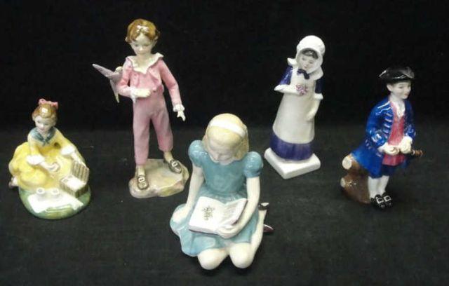 Appraisal: ROYAL DOULTON Figurines of Children Series HN HN HN HN