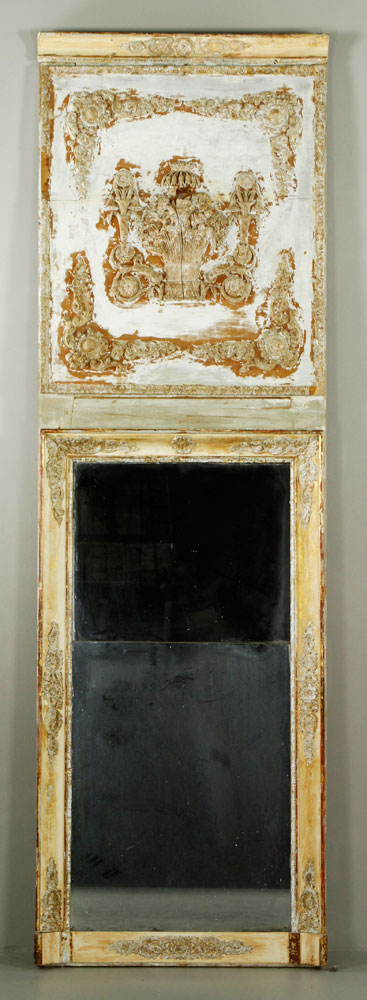 Appraisal: - French Country Style Mirror French country style mirror wood