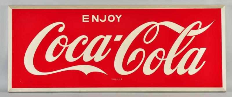 Appraisal: Tin Coca-Cola Sign Description s to s Very clean example