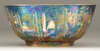 Appraisal: WEDGWOOD FAIRYLAND LUSTRE IMPERIAL BOWL Beautiful Wedgwood Fairyland Lustre Imperial