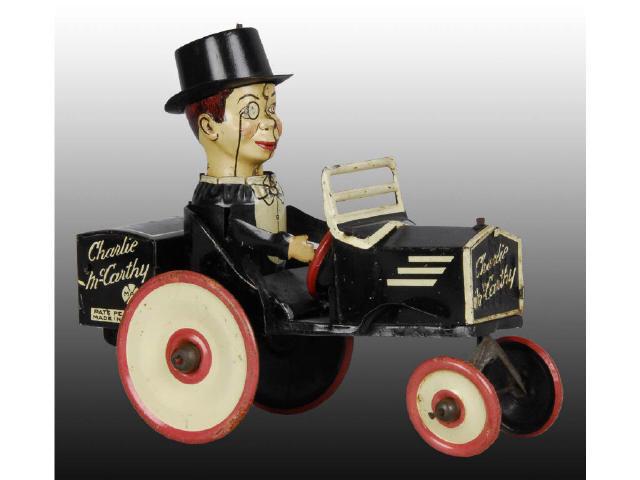 Appraisal: Marx Charlie McCarthy Benzene Buggy Wind-Up Toy Description Tin Working