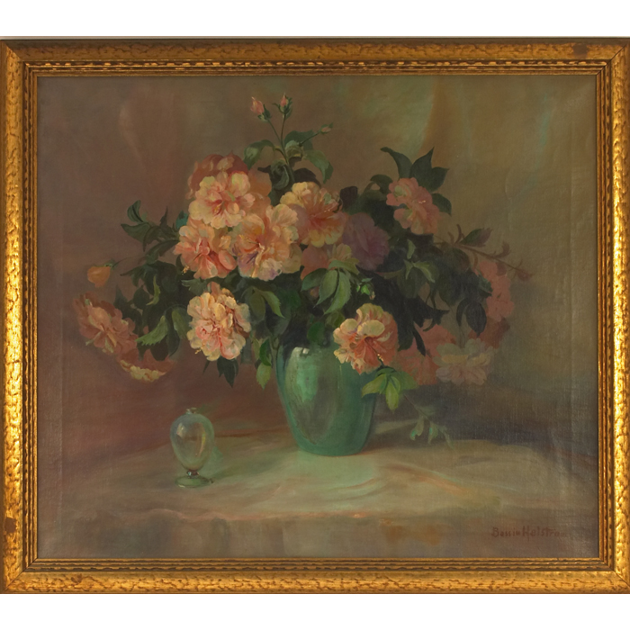 Appraisal: Bessie Helstrom American early th century Still Life c oil