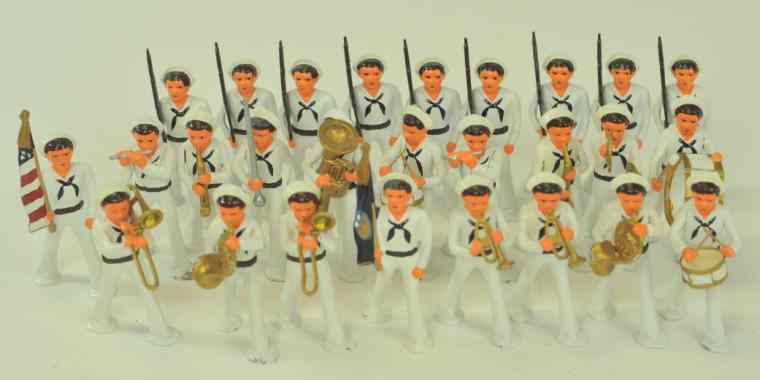 Appraisal: COMBAT READY COLLECTIBLES MISC SOLDIER SETS Includes three contemporary Britains