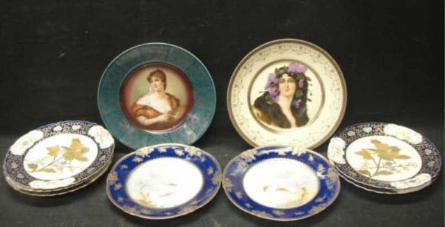 Appraisal: Lot of Porcelain Plates and Chargers From a Patterson NY