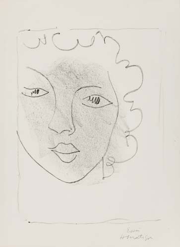 Appraisal: HENRI MATISSE Ha tienne Lithograph - x mm x inches