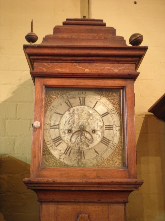 Appraisal: Daniel Dalton Church Lanford A longcase clock the square brass