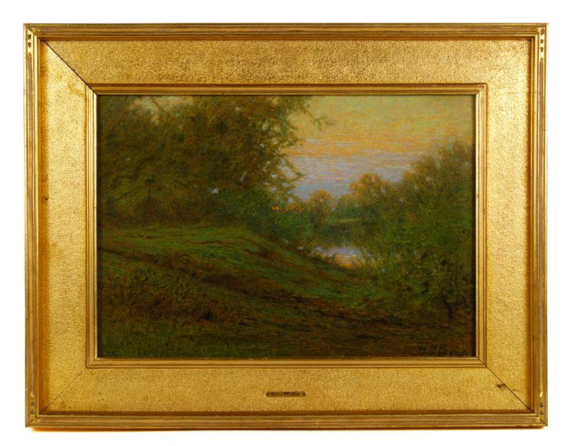 Appraisal: - Payne Landscape Pastel Henry C Payne landscape pastel on