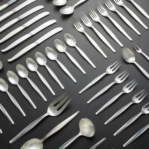 Appraisal: Robert King and John Van Koert - - 'Contour' Flatware