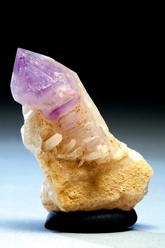 Appraisal: CLASSIC AMETHYST SCEPTER Deer Hill Stowe Maine A single amethyst