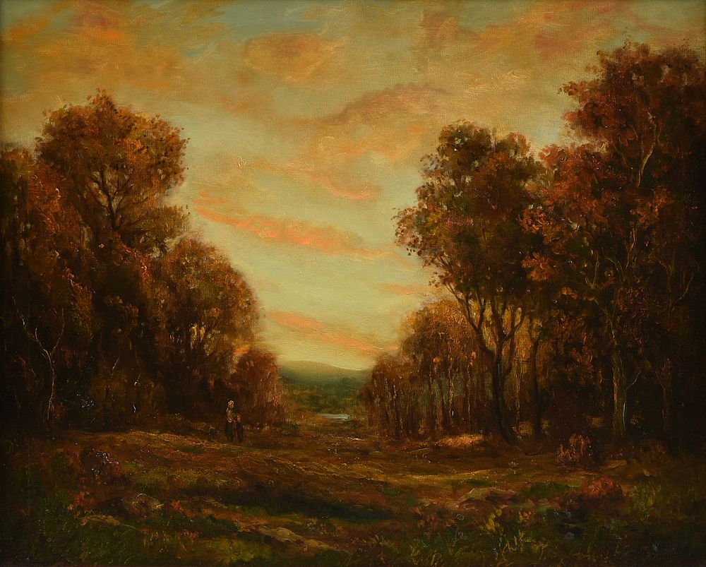 Appraisal: JEREMY LETTWILL British b A PAINTING The Forest Lea JEREMY