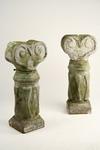 Appraisal: GARDEN ORNAMENTS - Circa - pair of two part carved