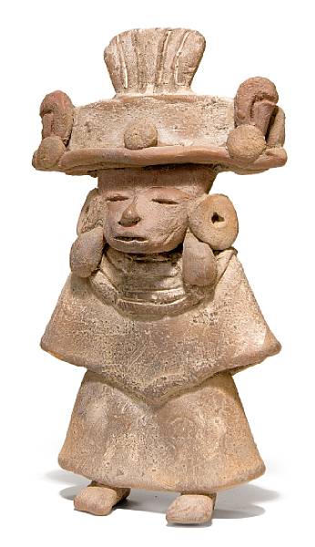 Appraisal: A Teotihuacan solid flat figure Early Classic ca A D