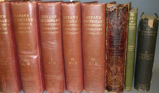 Appraisal: Graphic Fine Art Titles Vols vo to Cloth Bryan's Dictionary