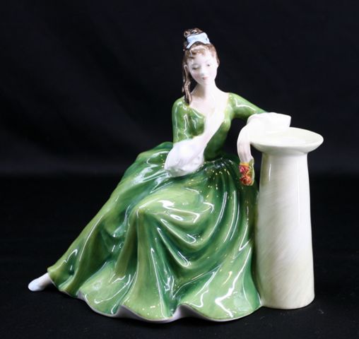 Appraisal: A Royal Doulton Secret Thoughts figural candlestick HN cm high