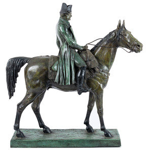 Appraisal: Louis Marie Morise French - Napol on Bonaparte Cheval bronze