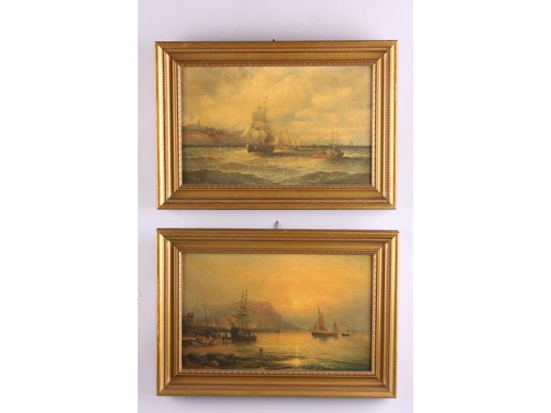 Appraisal: William Thornley Br - Two Paintings the first an oil