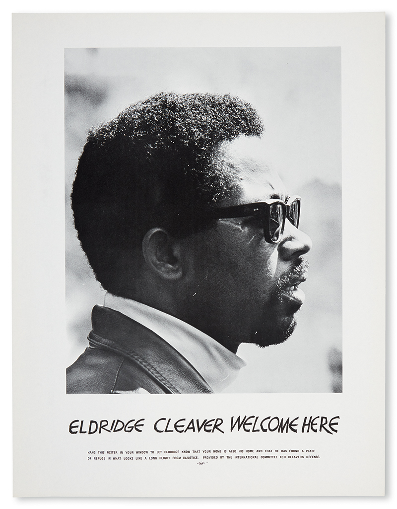 Appraisal: BLACK PANTHERS CLEAVER ELDRIDGE Eldridge Cleaver Welcome Here Black and