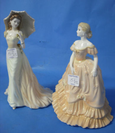 Appraisal: Coalport Figures Louisa and Vicky both from the Ladies Of