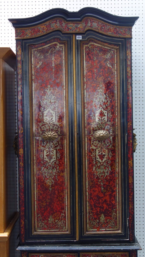 Appraisal: A Louis XVI style gilt metal mounted faux rosewood side