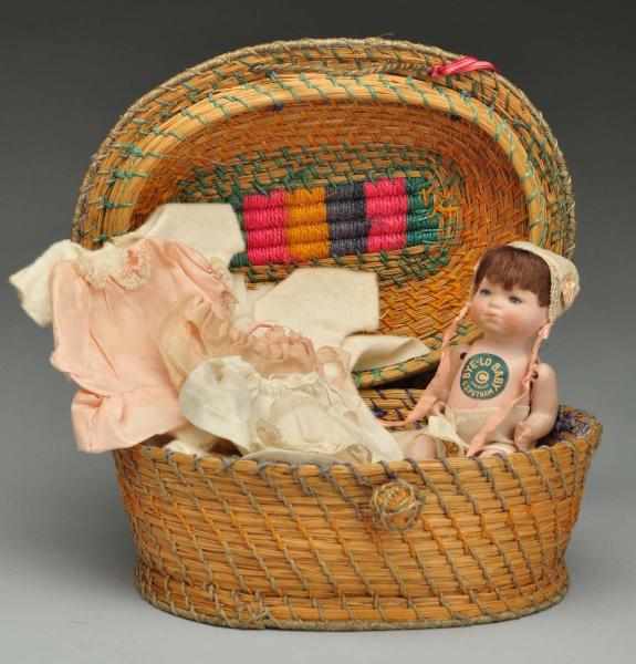 Appraisal: All-Bisque Bye-Lo Baby Doll Description Fully incised on back with