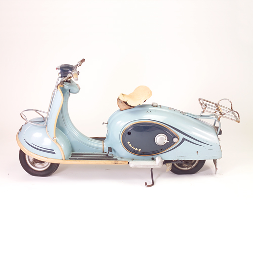 Appraisal: Triumph Tessy motorized scooter s original light blue paint all