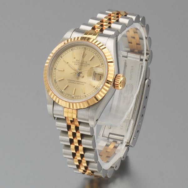 Appraisal: LADIES' REF K TUOTONE DATEJUST ROLEX mm head will fit