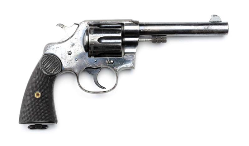 Appraisal: Colt New Service Double Action Revolver Serial This revolver was