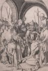 Appraisal: Martin Schongauer German - Engraving of Christ before Annas a