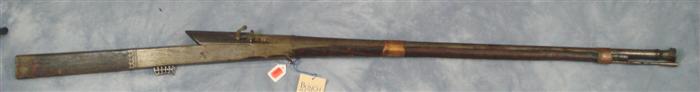 Appraisal: Indian th C matchlock musket cal bbl Made in India