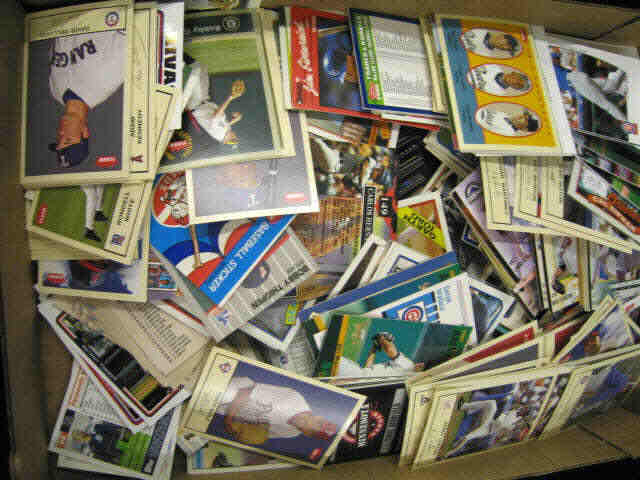 Appraisal: Box of Baseball Cards wide mixture from estate