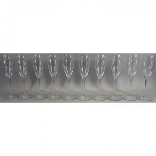 Appraisal: Set of Baccarat Montaigne Optic Stemware Set of Baccarat Montaigne