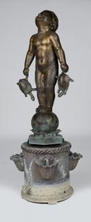 Appraisal: After Edith Buretto Parsons ''Turtle Baby'' a patinated bronze fountain