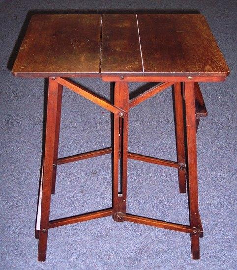 Appraisal: A folding two flap table stamped Hatherley cm high