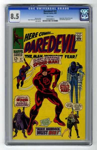 Appraisal: Daredevil CGC Marvel Comics Click for full description