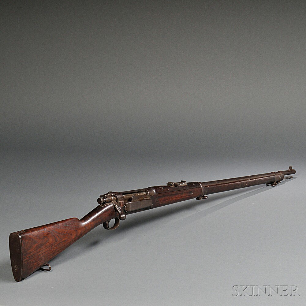 Appraisal: Model Krag Bolt Action Rifle c serial number walnut stock