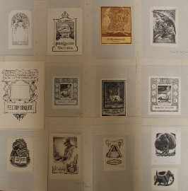 Appraisal: A Collection of Bookplates including plates for Francis De Groot