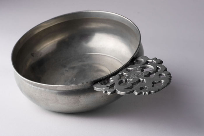 Appraisal: PEWTER PORRINGER GERSHOM JONES - Providence Rhode Island - Maker's