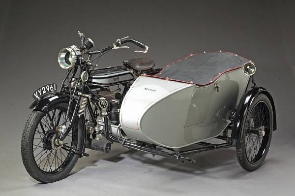 Appraisal: Norton cc Big Four with SidecarRegistration no VY British registered