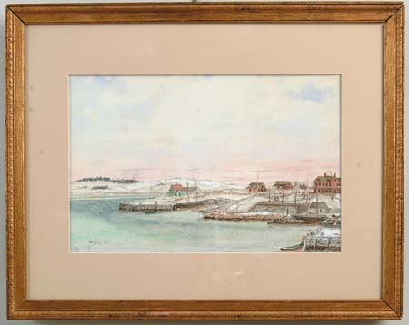 Appraisal: ARTHUR PRINCE SPEAR American - VIEW OF ANNISQUAM POINT MARCH