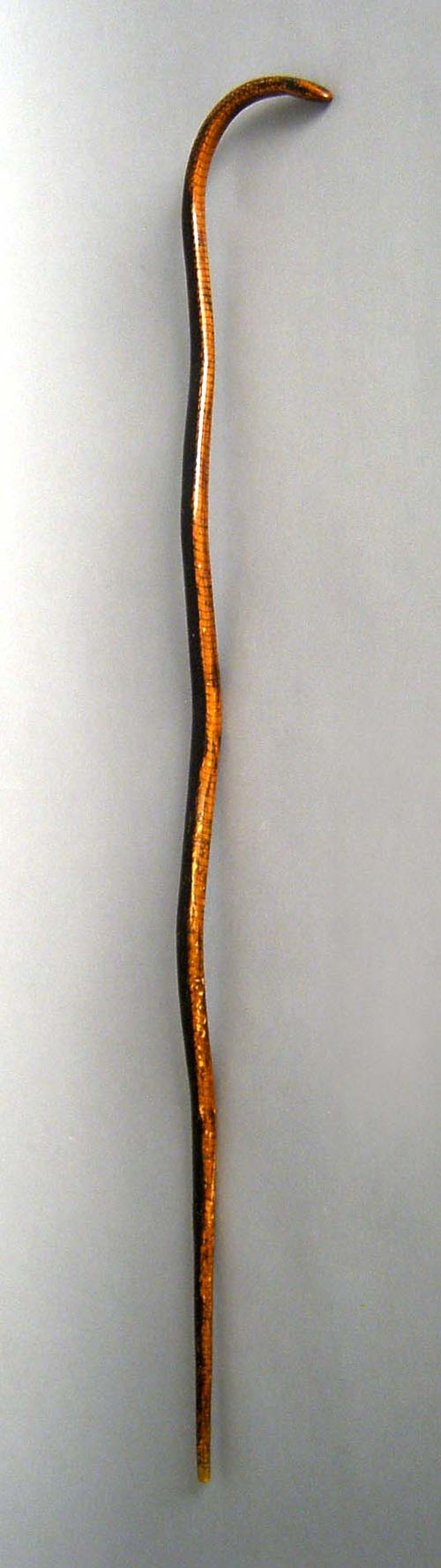 Appraisal: Carved snake cane