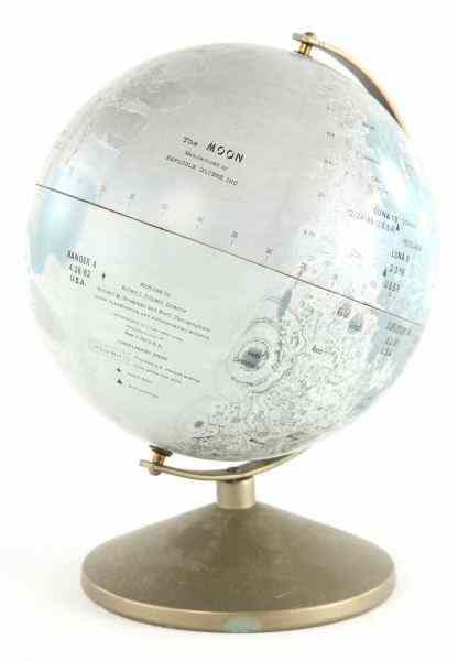 Appraisal: Vintage Moon Globeproduced by Robert I Johnson and Richard M